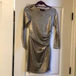 THIS SEASON NEW LULU’S GOLD DRESS